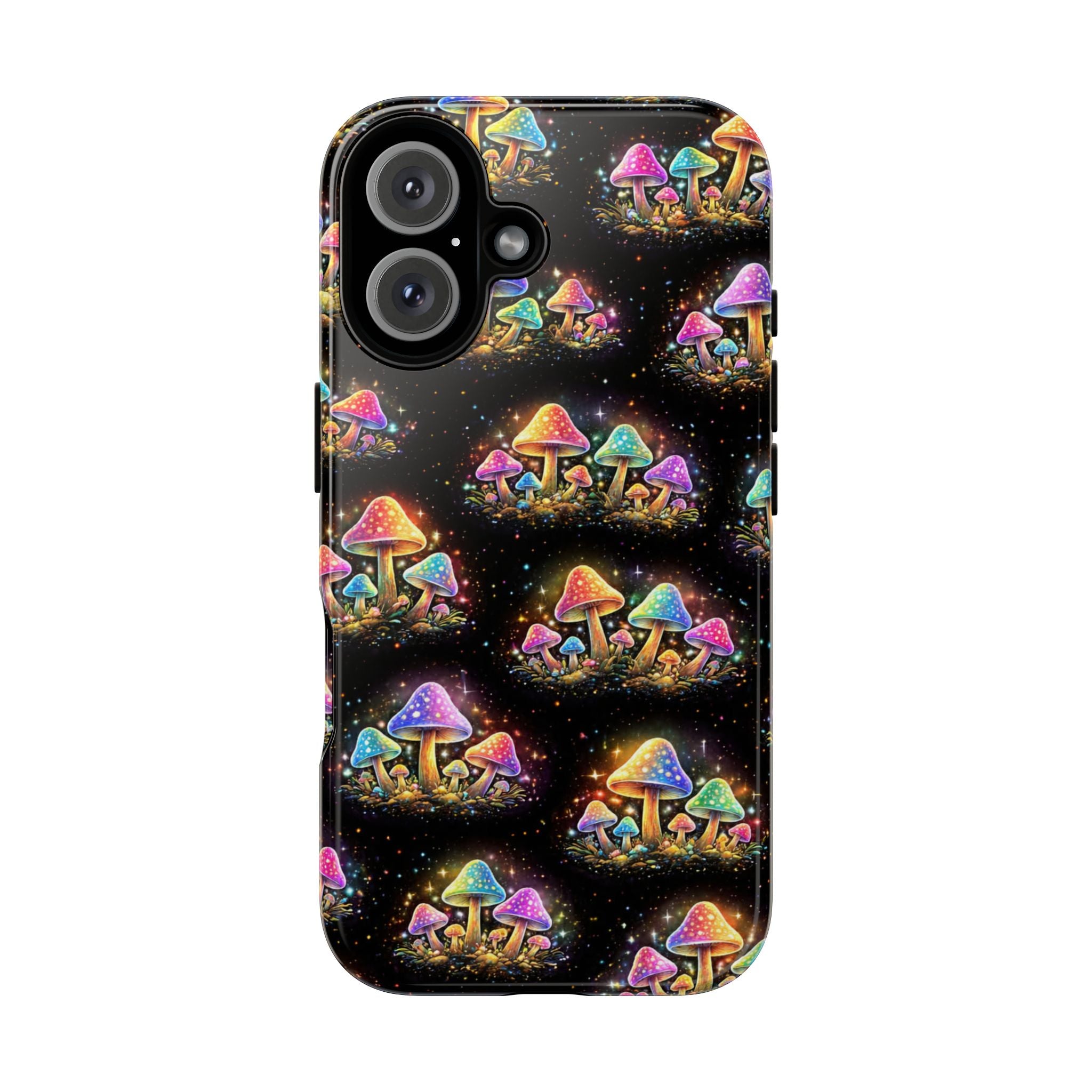 Glowing Mushroom Phone Case — Colorful Fantasy Tough Case