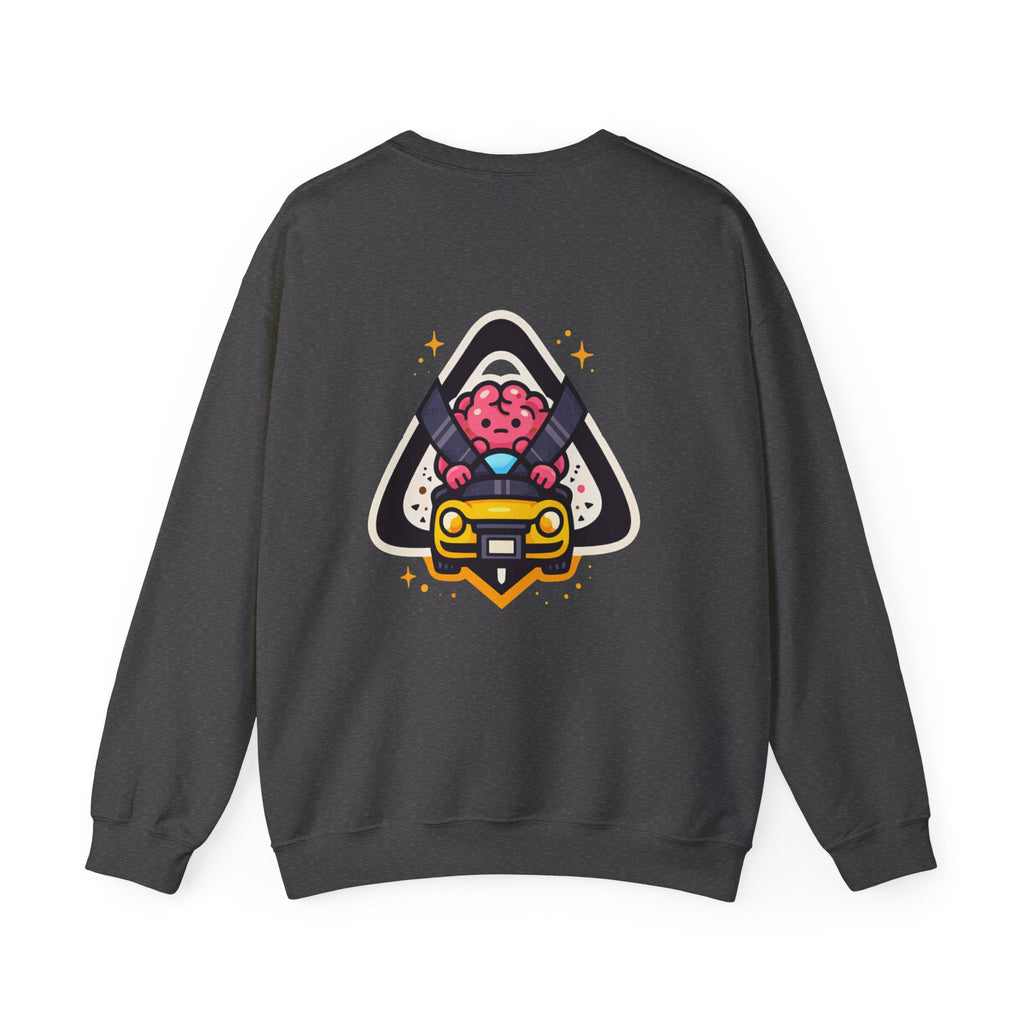 Brain In The Drivers Seat- The Harm Reduction Project Graphic Crewneck