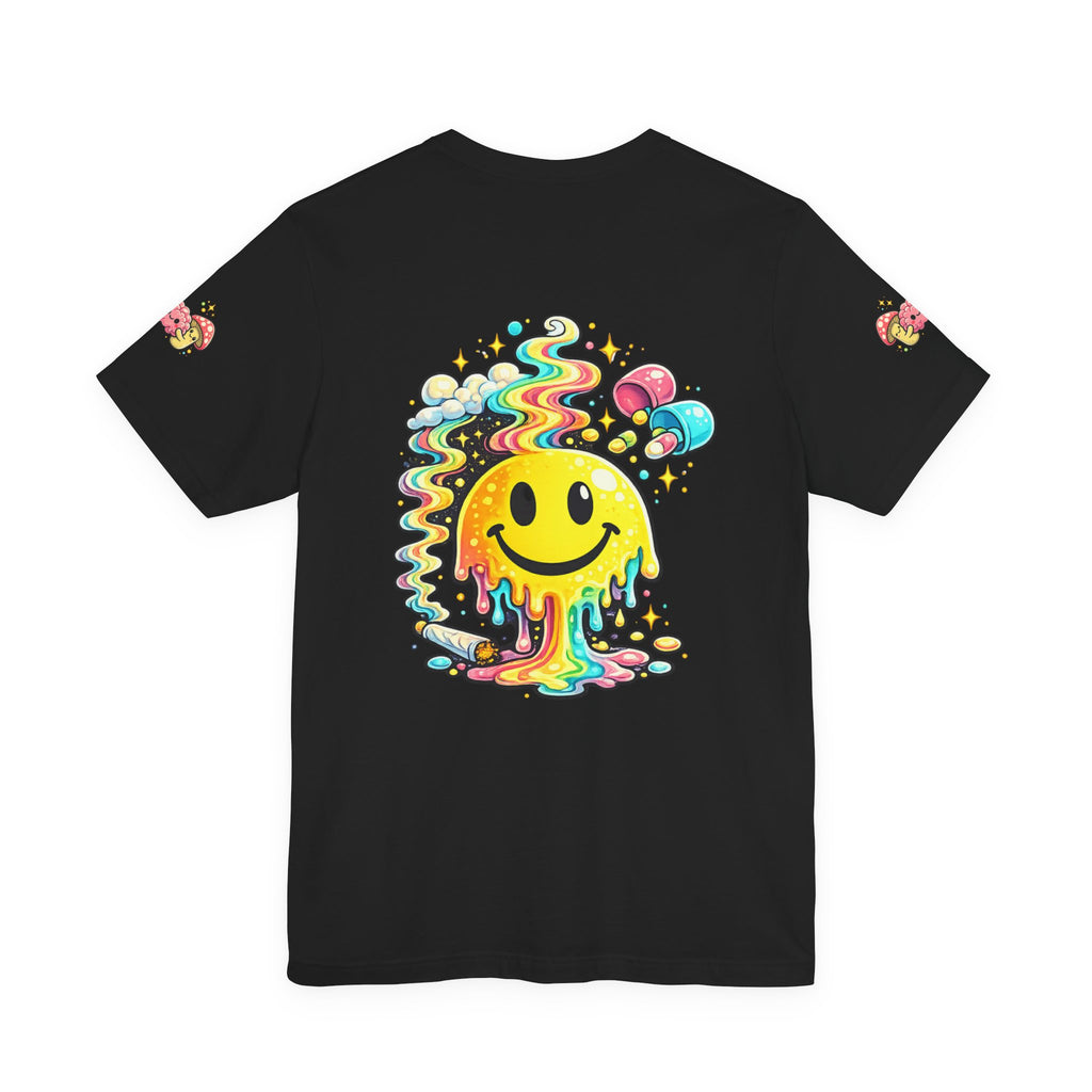 Happy Face Tee - 'Harm Reduction Project' Graphic T-Shirt