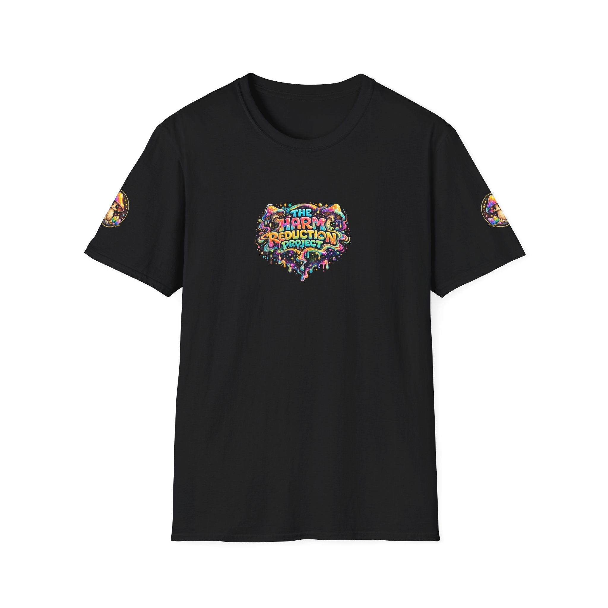 Psychedelic Mushroom Art T-Shirt — Colorful Cute Shroom Graphic Tee