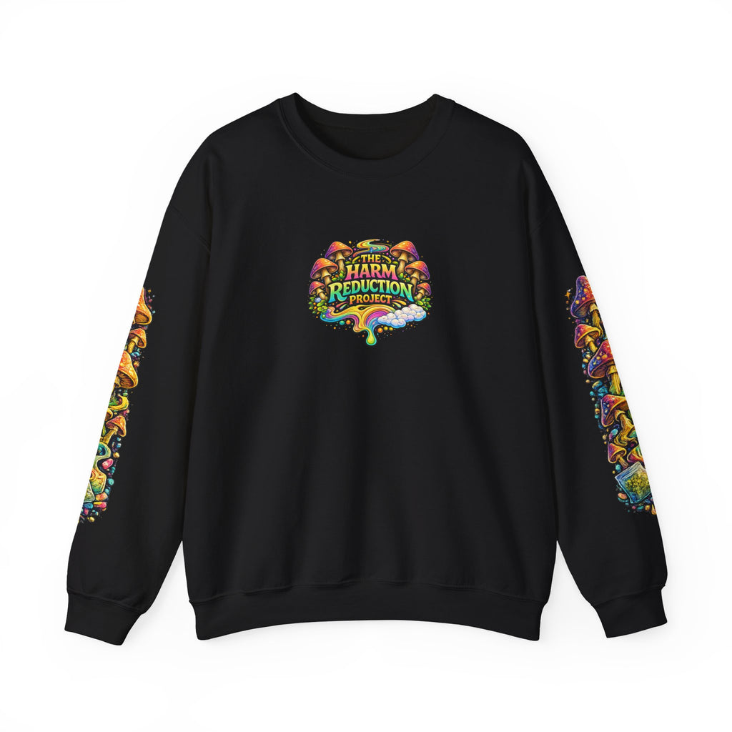 Mushroom Heart Sweatshirt — Harm Reduction Project Graphic Crewneck