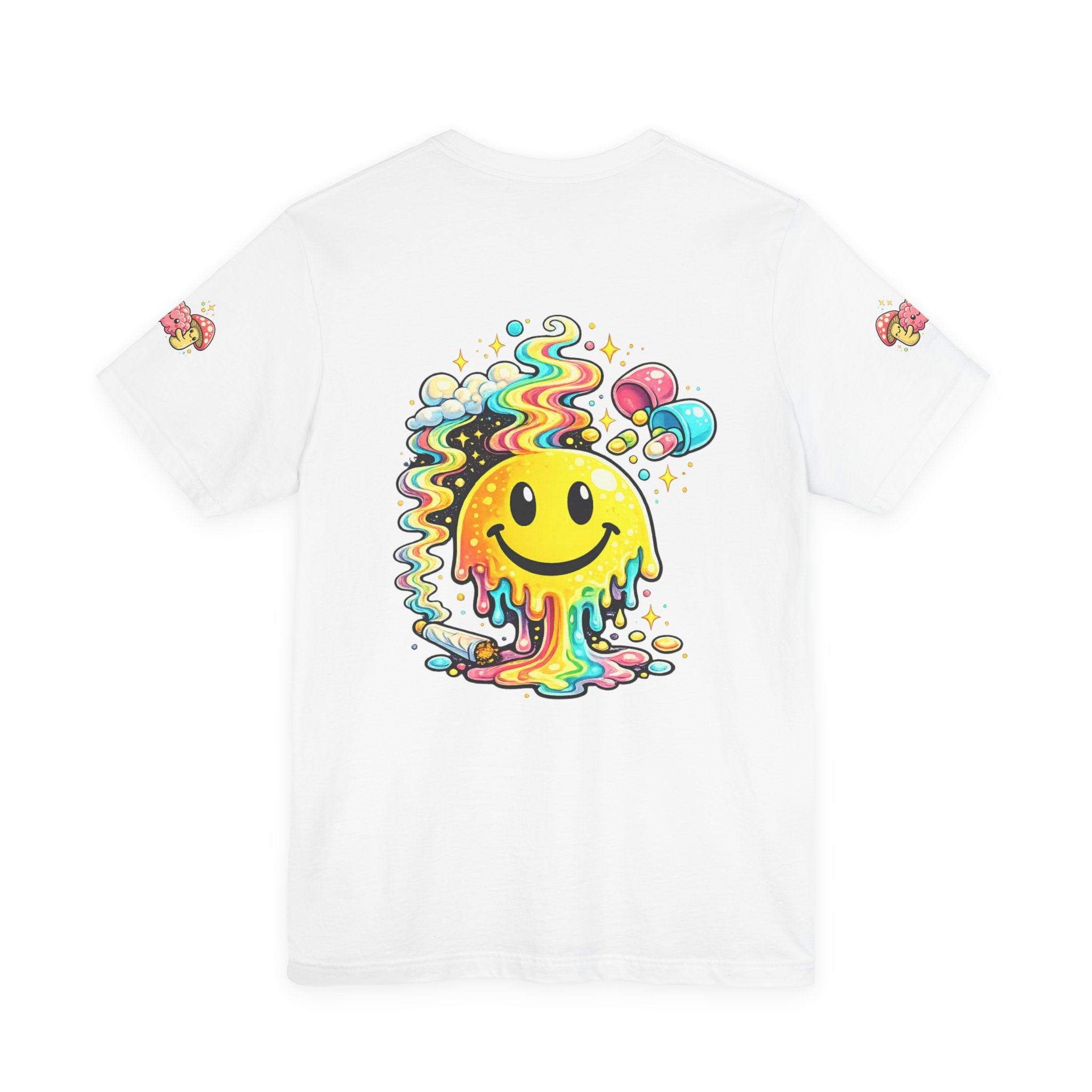 Happy Face Tee - 'Harm Reduction Project' Graphic T-Shirt