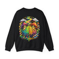 Psychedelic Mushroom Brain Sweatshirt — Harm Reduction Project Graphic Crewneck