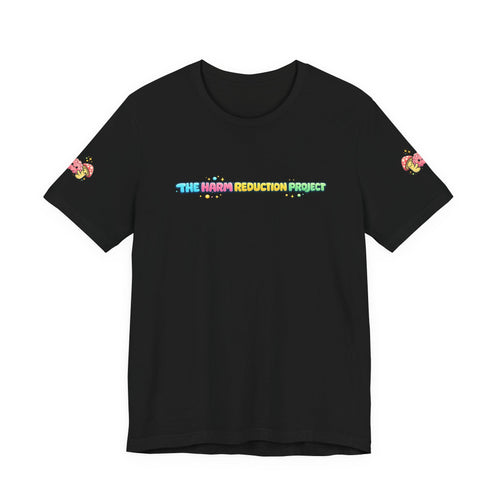 Happy Face Tee - 'Harm Reduction Project' Graphic T-Shirt