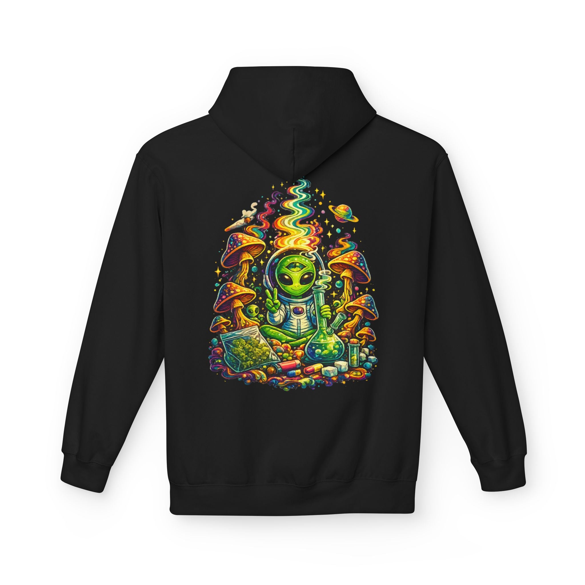 The Harm Reduction Psychedelic Hoodie — Alien Design